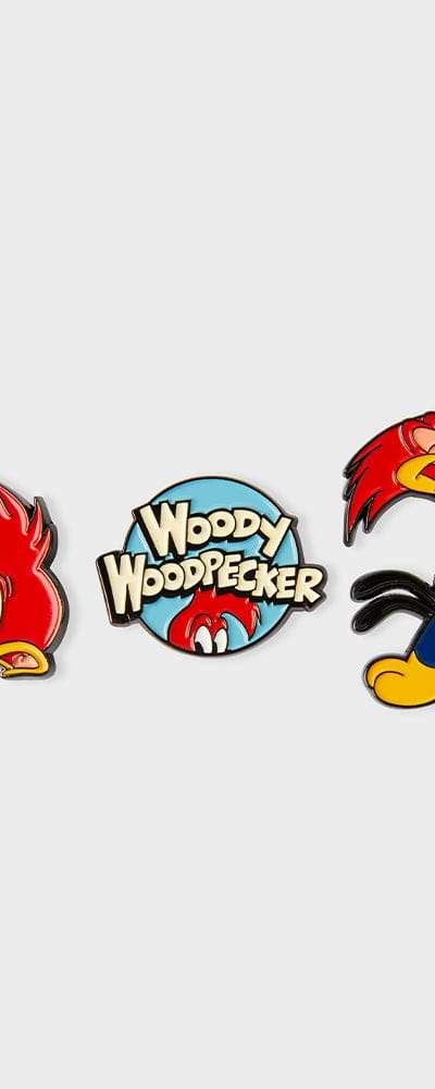 コレ X ウディ・ウッドペッカー メタルステッカーセット