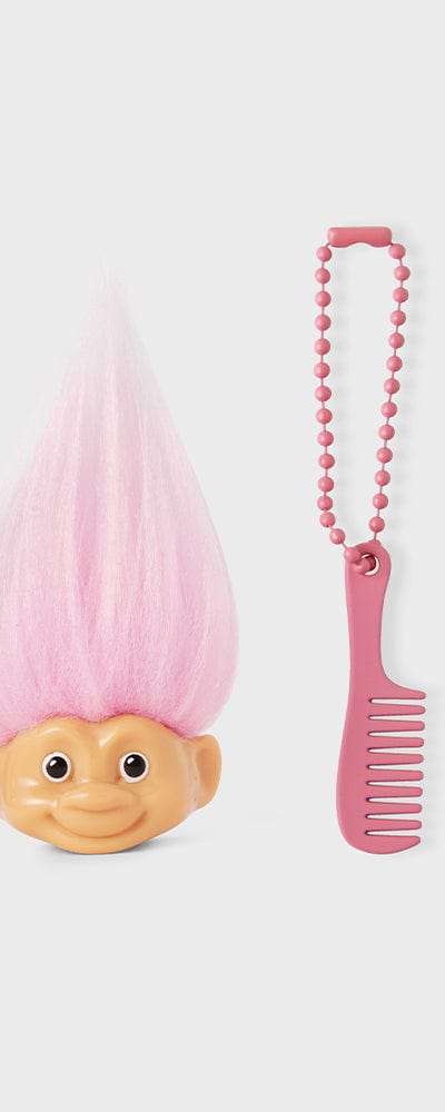COLLÉ × Good Luck Troll PVC フェイスステッカーセット