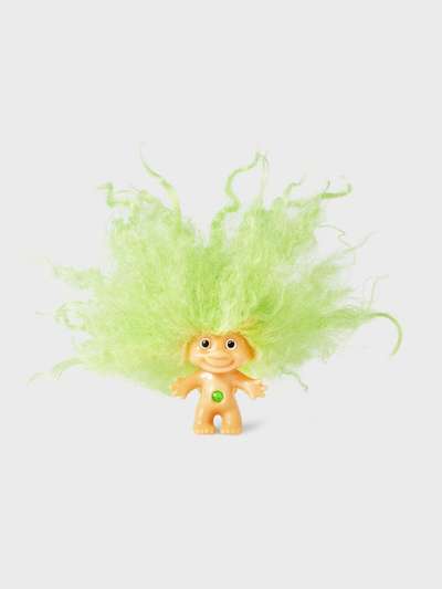 Colle X Good Luck Troll PVC Figure Sticon Green
