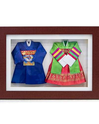 Hanbok Framed Art - Wedding Attire by Seokran Lee Seungok