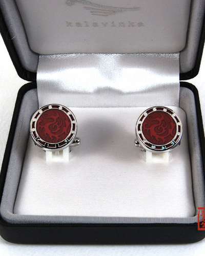 Cufflinks - Triquetra Crow