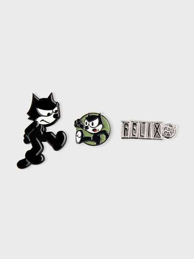 Collé x Felix the Cat Metal Sticon Set VER.1