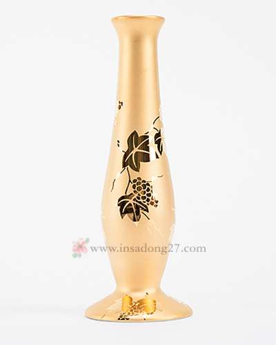 24K Gold-Plated Vase