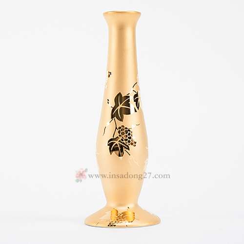 24K Gold-Plated Vase