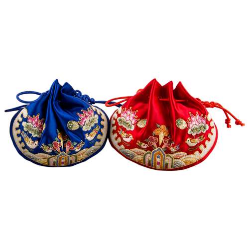 Blue and Red Luck Pouch B