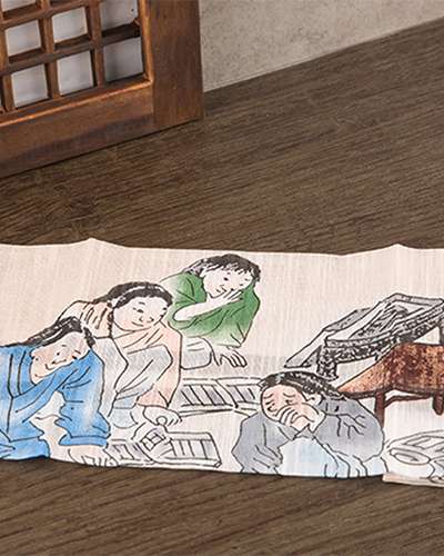 Folk Painting Handkerchief - Private School Lesson