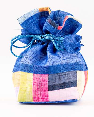 Saekdong Patchwork Lucky Pouch (Blue)