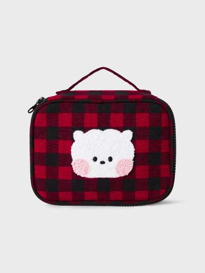 BT21 RJ Minie Basic Check Pouch
