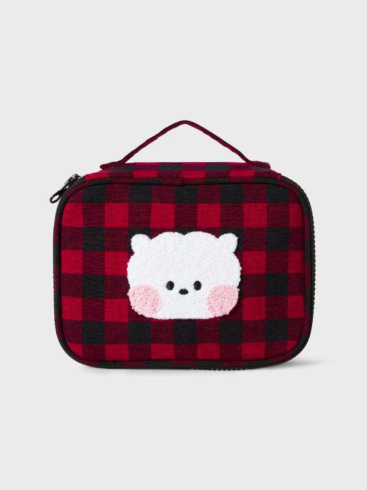 BT21 RJ Minie Basic Check Pouch
