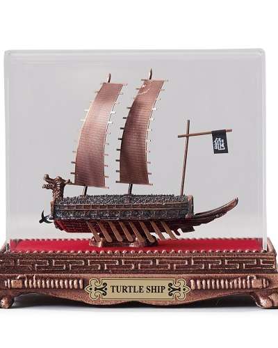 Traditional Craft Decoration Turtle Ship Bronze Casting Medium Size