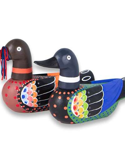 Dancheong Goose Set Small - New Traditional Duck Set Foreign Gift