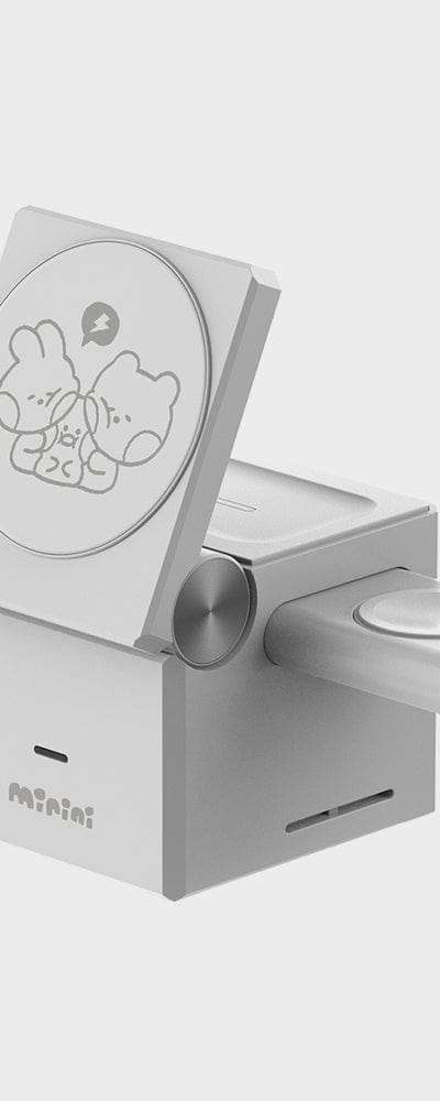 ラインフレンズ minini MagSafe 3in1 ワイヤレス充電スタンド