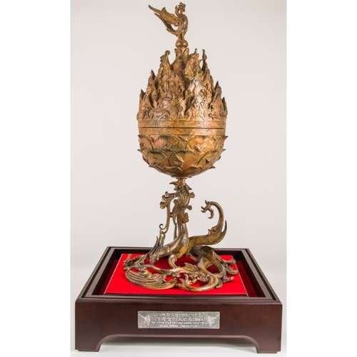 Baekje Brass Incense Burner (Large - Actual Size)