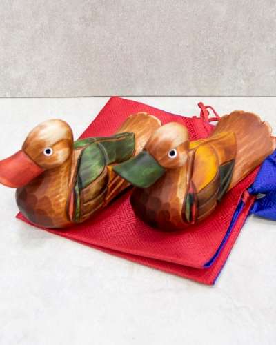 Saekdong Wooden Duck (Small) Traditional Duck Set - Foreign Gift