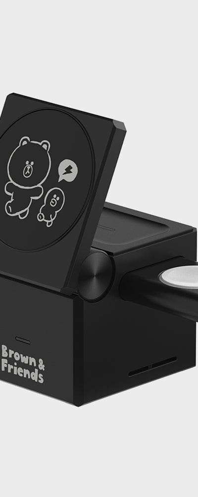 LINE FRIENDS MagSafe 3in1 ワイヤレス充電スタンド