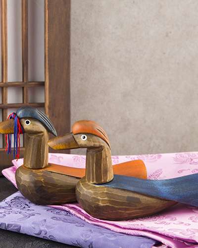 Phoenix Duck Pair Set (Medium) Traditional Duck Set Foreign Gift