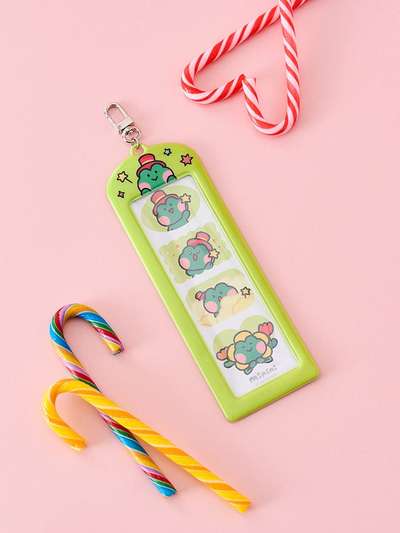 LINE Friends Rene Mini Mini Theme Park Photo Keyring