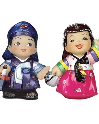 Traditional Doll Chorongyi Male & Female Set (Small)