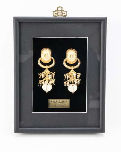 Tae-hwan Ear Ornament Gold Earring Frame (Actual Size)