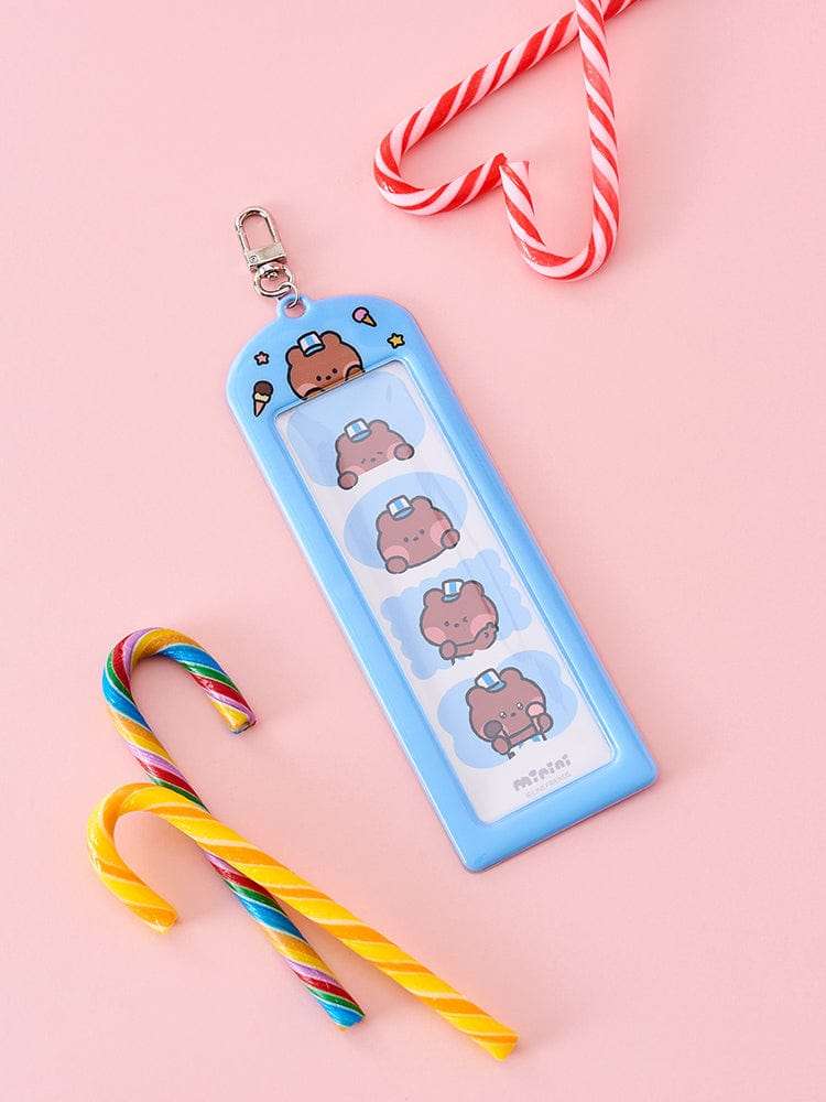 LINE Friends Bunny Mini Theme Park Photo Keyring