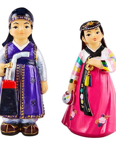 Traditional Doll - Chollang Boy and Girl Set (Large)