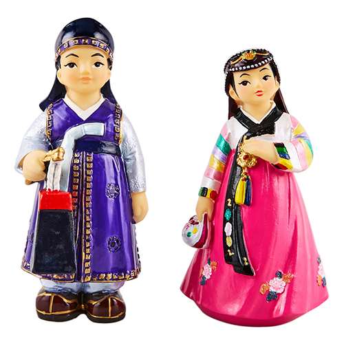 Traditional Doll - Chollang Boy and Girl Set (Large)