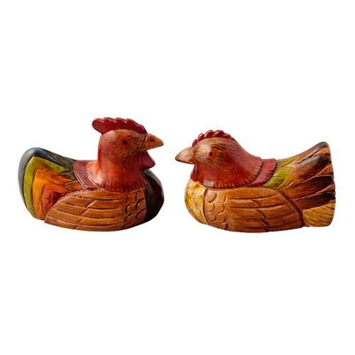 [Woodcraft] Chicken Set (Small) Traditional Duck Set – Foreign Visitor Gift
