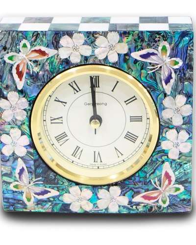 Najeon Chilgi Desk Clock (Butterfly Pattern)