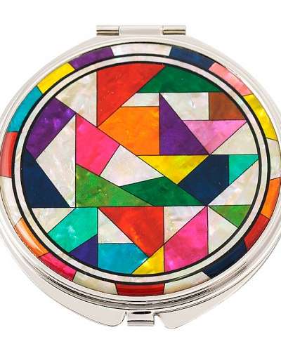 Natural Mother-of-Pearl Hand Mirror (15_Jogakbo)
