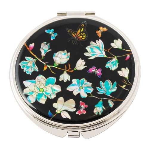 Natural Mother-of-Pearl Hand Mirror (12_Magnolia)