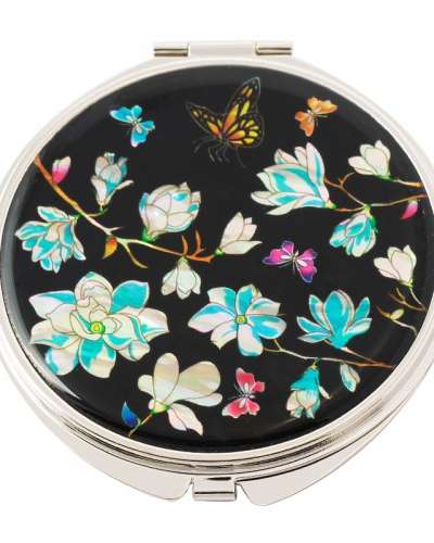 Natural Mother-of-Pearl Hand Mirror (12_Magnolia)