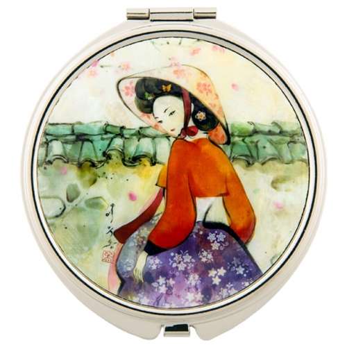 Natural Mother-of-Pearl Hand Mirror (Eo U-dong)