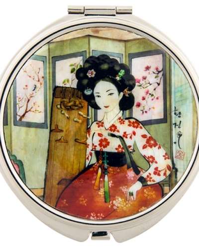 Natural Mother-of-Pearl Hand Mirror (Hwang Jin-i)