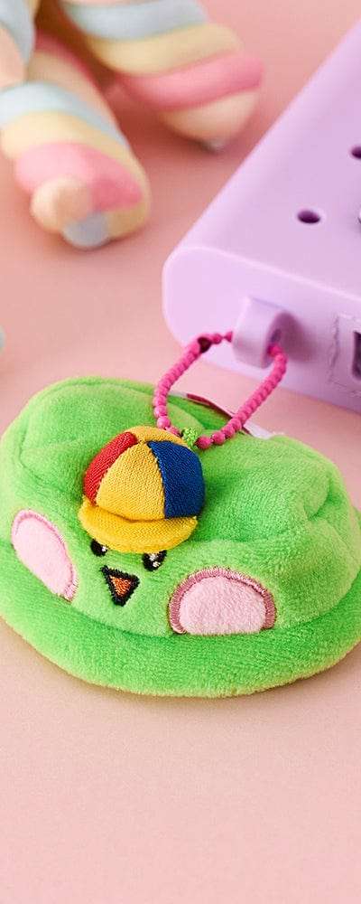 ラインフレンズ レニニ ミニニ テーマパーク ミニ ミニニ 帽子キーリング
