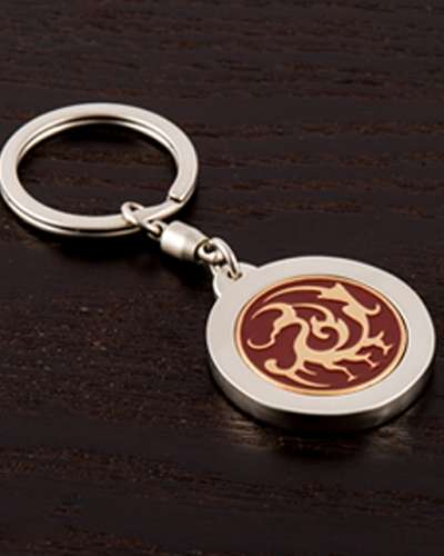 Three-Legged Crow Keyring (Red)