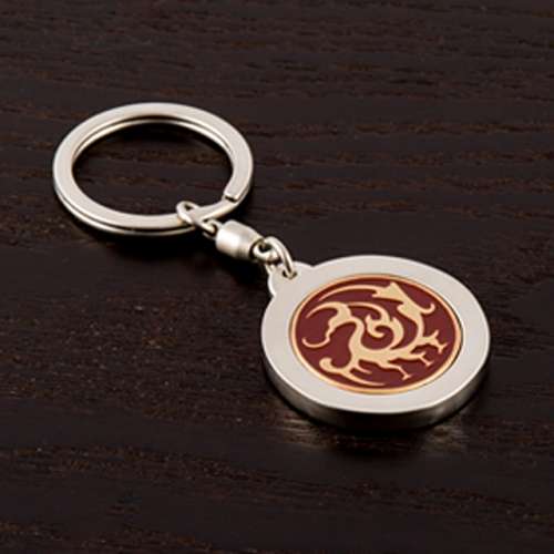 Three-Legged Crow Keyring (Red)