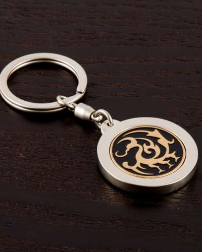 Three-Legged Crow Keyring (Black)
