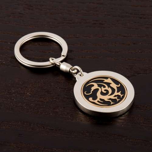 Three-Legged Crow Keyring (Black)