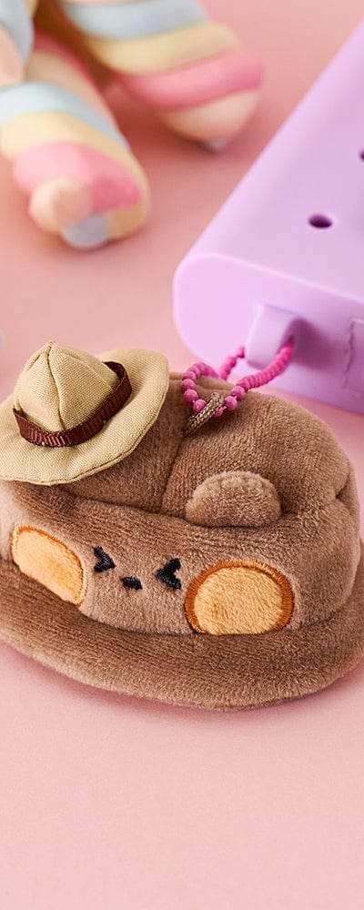 ラインフレンズ ブニニ ミニニ テーマパーク ミニ ミニニ 帽子 キーリング