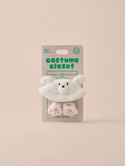 BT21 BABY Fluffy Costume Closet Maltese Bucket Hat Set