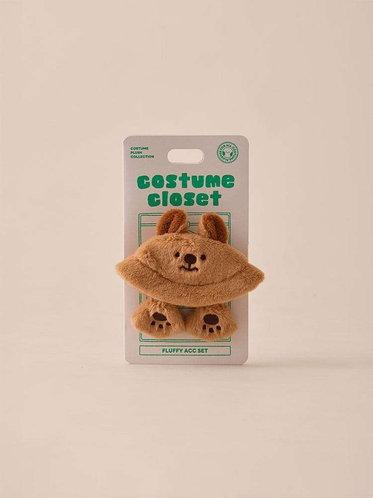 BT21 BABY Fluffy Costume Closet Quokka Bucket Hat Set