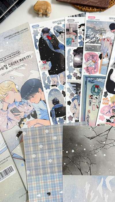 [Planned Item] Different Seasons Sticker Package (Seal Stickers 4 Sheets + Package Bonus)