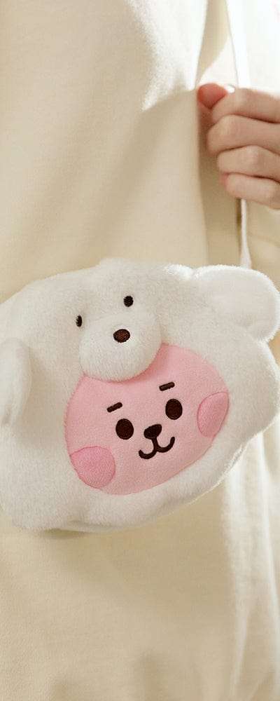BT21 COOKY BABY ふわふわ顔人形クロスバッグ