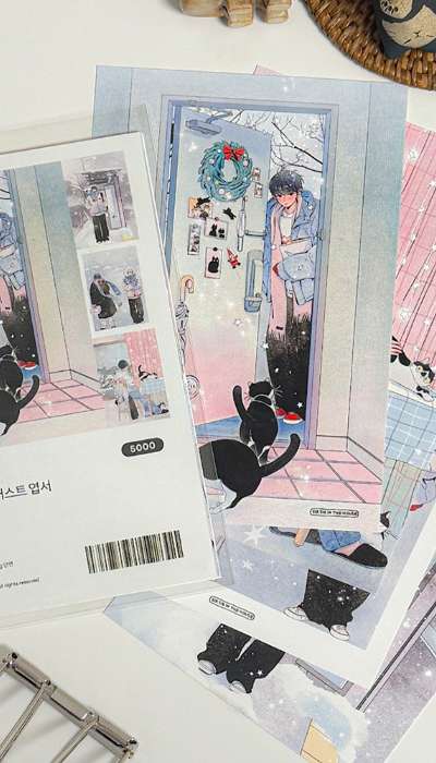 [Postcard Pack] Different Seasons Illustration Postcard Package