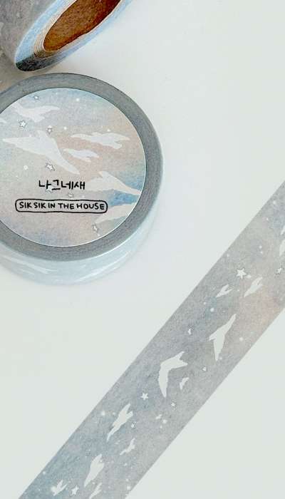[Masking Tape] Different Seasons Wandering Bird Washi Tape