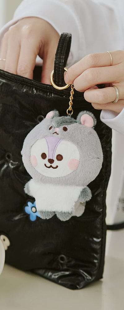 BT21 MANG BABY フラッフィぬいぐるみキーリング