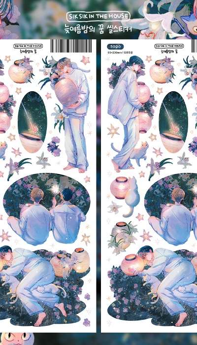 [Illustration Sticker] Late Summer Night's Dream Seal Sticker