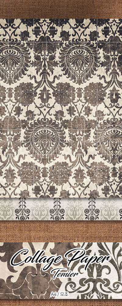 [1] Collage Paper Temier Wrapping Paper
