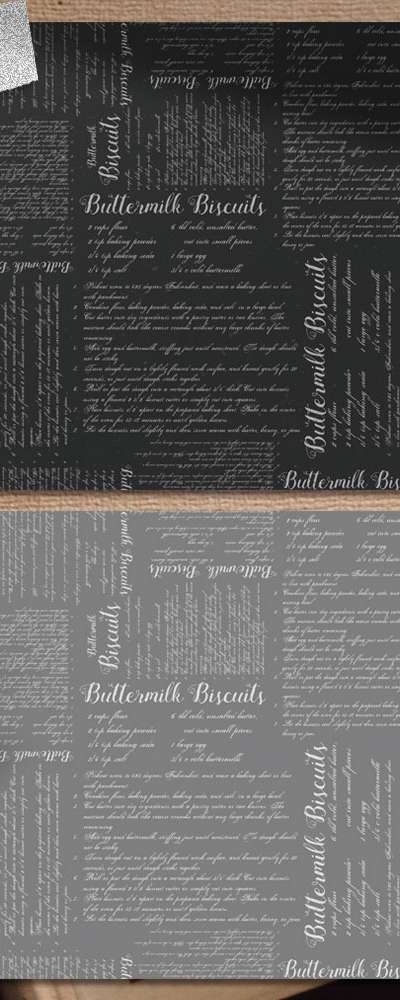 [1]buttermilk_black Wrapping Paper (Grade B)