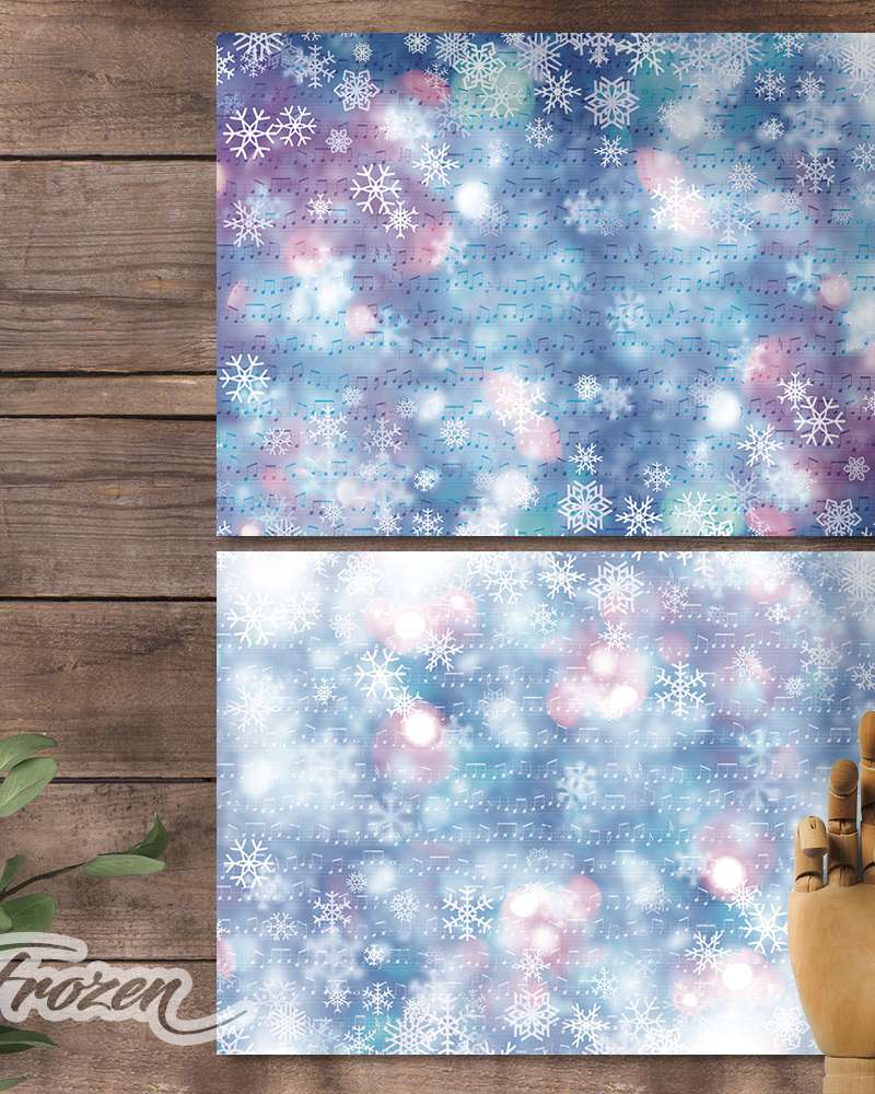 [1] Frozen Music Wrapping Paper